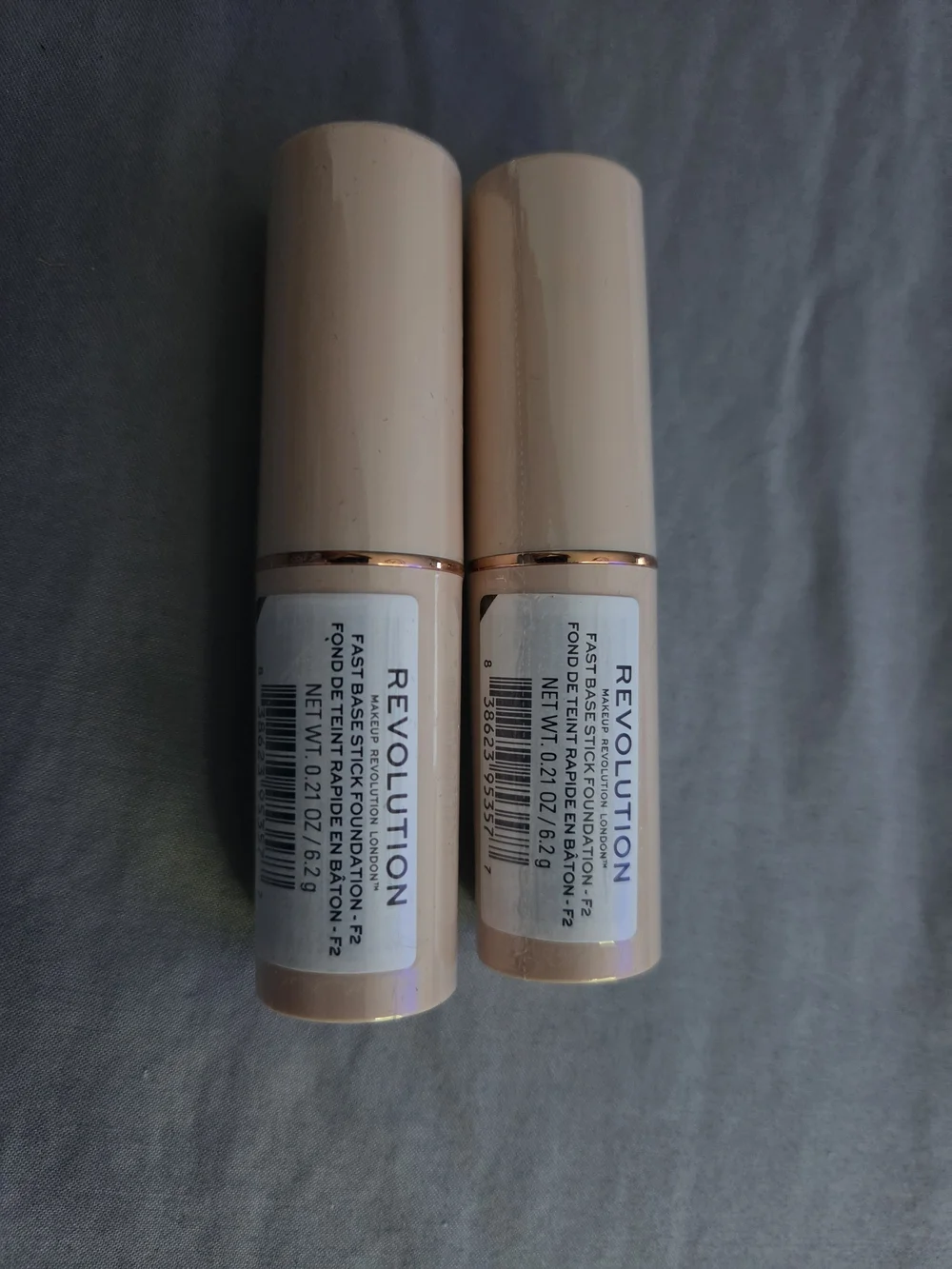 2 Pk - F3 - Makeup Revolution Fast Base Stick Foundation